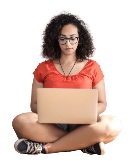 Jeune femme accompagnant les salariés